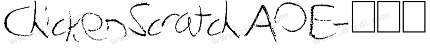 ChickenScratch AOE字体转换